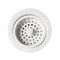 Thrifco Plumbing 3-1/2 Inch Post Style Kitchen Basket Strainer, White 4402260 - alternate 3